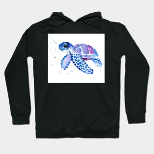 Sea Turtle Children art Hoodie